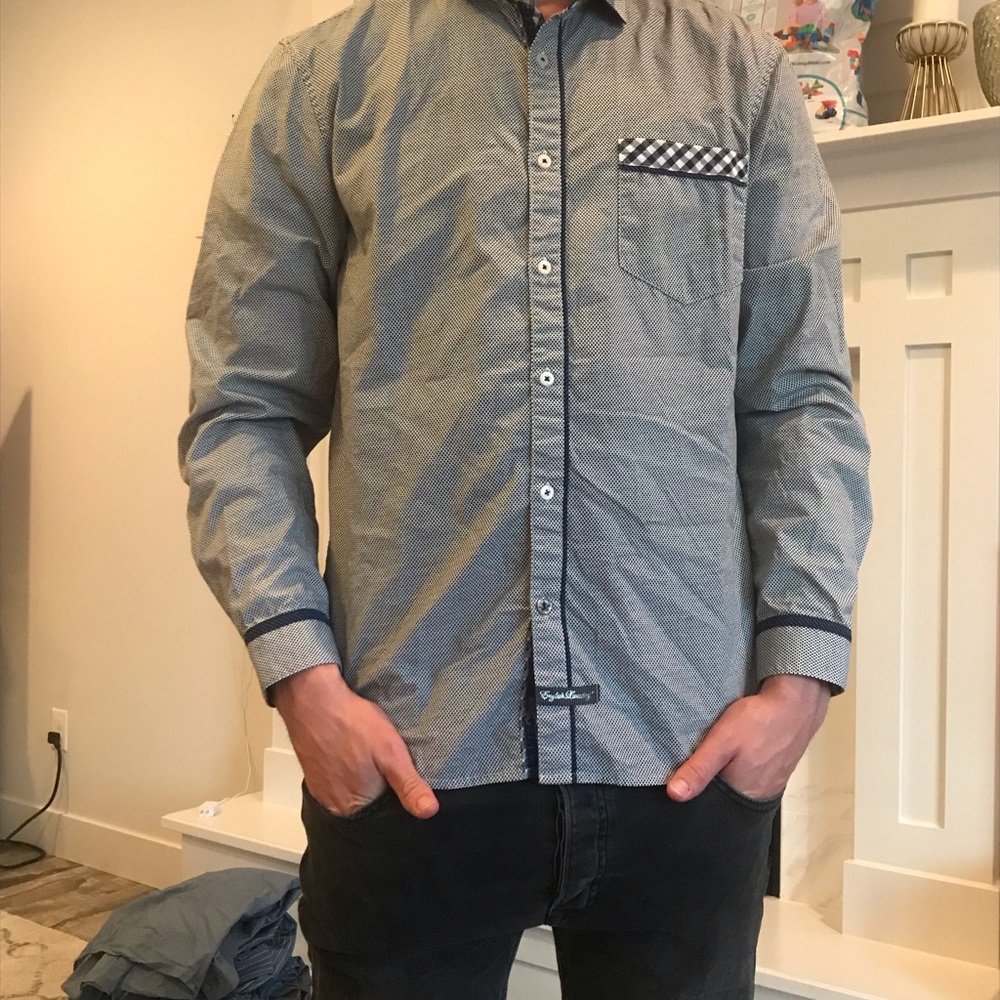 Stylish casual button down shirt